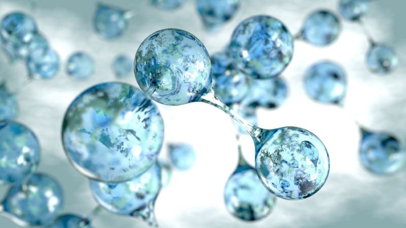 Forschungsnetzwerk Wasserstoff: Das Bild zeigt Wasserstoffmoleküle