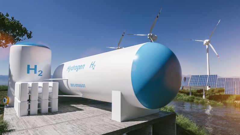 Tank für Wasserstoff aus erneuerbaren Industrien 